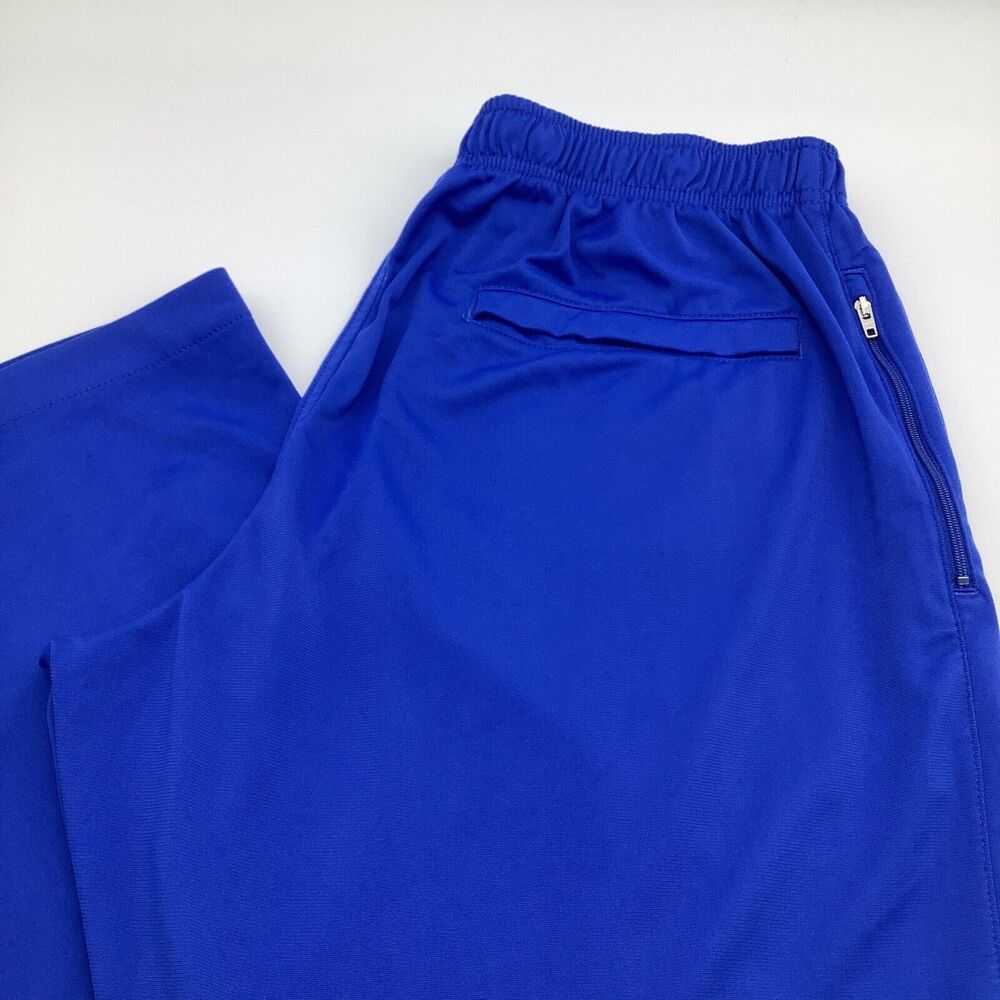 Nike Mens Active Track Pants‎ Zipper Pockets Blue Size Large
